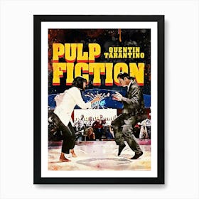 Pulp Fiction movies 3 Art Print