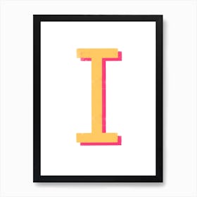 Letter I Art Print