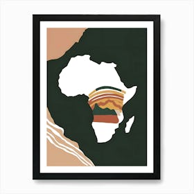 African Continent 1 Art Print