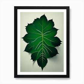 Shiso Leaf Vibrant Inspired Poster