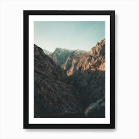 Landscape In The Mountains Art Print