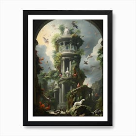 'The Palace Of Birds' Art Print