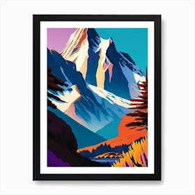 Torres Del Paine National Park Chile Pop Matisse Art Print