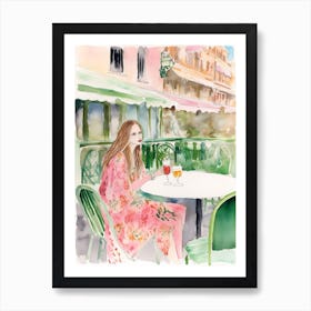 Drinks In Amalfi Art Print