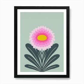 Cute Dahlia Art Print