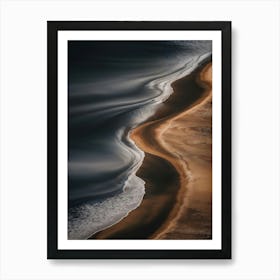 Abstract Wave - surreal coastline 4 Art Print