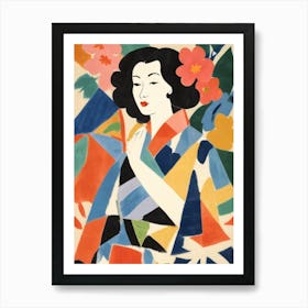 Asian Woman 9 Art Print