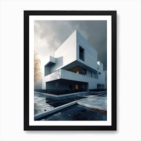 Modern Architecture Minimalist 17 Art Print