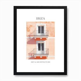 Ibiza Travel And Architecture Poster 1 Art Print