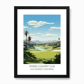 Riviera Country Club   Los Angeles California  Art Print