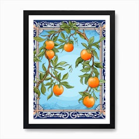 Orange Illustration 3 Art Print