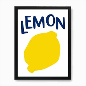 Lemon 2 Art Print