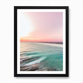 Hyams Beach, Australia Pink Photography 2 Art Print