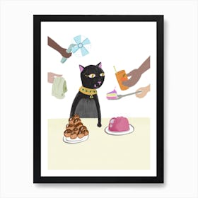 Lucky Cat Art Print