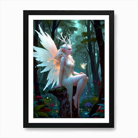 Fairy In The Forest 6 Art Print