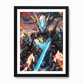 Samurai Warrior 1 Art Print