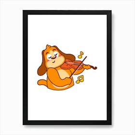 Prints, posters, nursery and kids rooms. Fun dog, music, sports, skateboard, add fun and decorate the place.8 Art Print