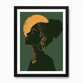 Silhouette Of A Woman 86 Affiche