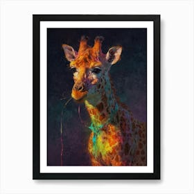 Giraffe 101 Art Print