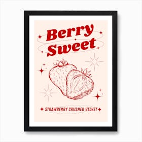 Berry Sweet Art Print