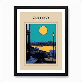 Minimal Design Style Of Cairo, Egypt 2 Poster Art Print