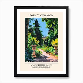 Barnes Common London Parks Garden 3 Art Print