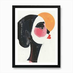 Portrait Of A Woman 346 Art Print