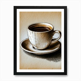 Coffee Cup 1 Art Print