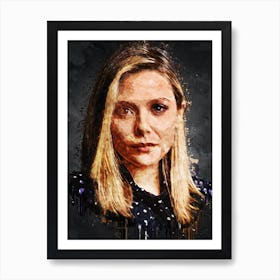 Elizabeth Olsen Art Print