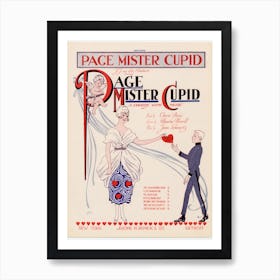 Page Mister Cupid Art Print