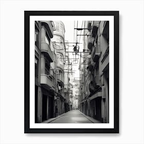 Valencia, Spain, Photography In Black And White 3 Art Print