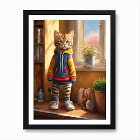 Kitty Cat 5 Art Print