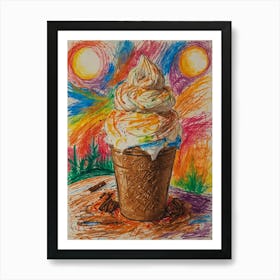 Ice Cream Cone 23 Art Print