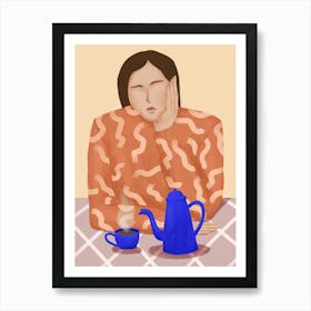 A Cup Of Tea Every Morning Art Print