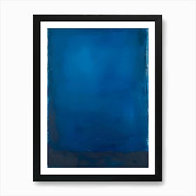 'Blue Square' Art Print