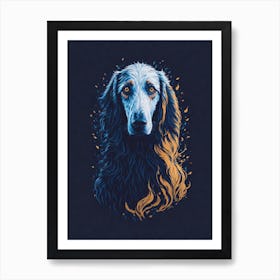 Hound Dog Art Print