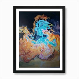 Abstract 19 By Binod Dawadi Art Print