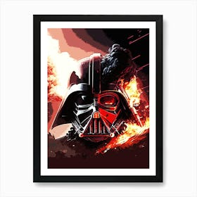 Star Wars Darth Vader movie 2 Art Print