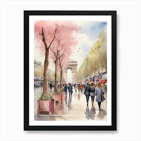 Paris Arc De Triomphe 2 Art Print