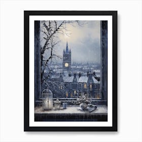 Winter Cityscape London United Kingdom 9 Art Print