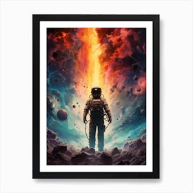 Syfi Spaceman Art Print