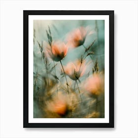 Floral Fusion No 6 Art Print