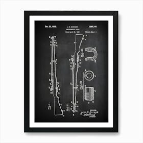 Selfloading Rifle Gun Patent Print Rifle Selfloading Rifle Decor M1 Rifle Patent Print Patent Print G1411 Art Print