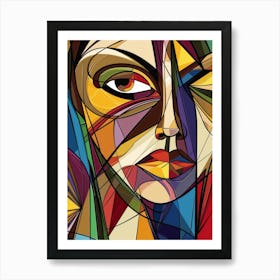 Abstract Of A Woman 76 Art Print