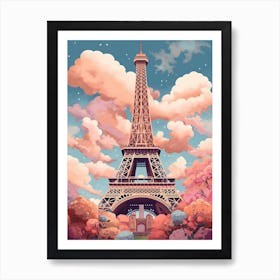 Eiffel Tower Paris France Art Print