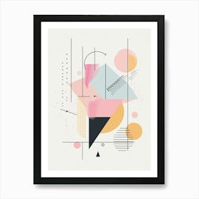 Abstract Geometric Pattern 16 Art Print