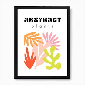 Abstract Plants Poster 4 Art Print