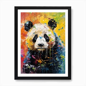 Panda Art In Expressionism Style 2 Art Print