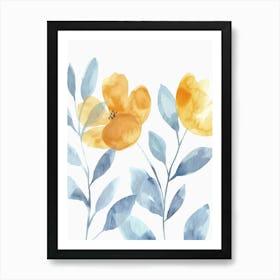 Yellow Flowers 8 Art Print