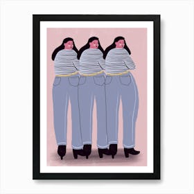 Me, myself and I Art Print